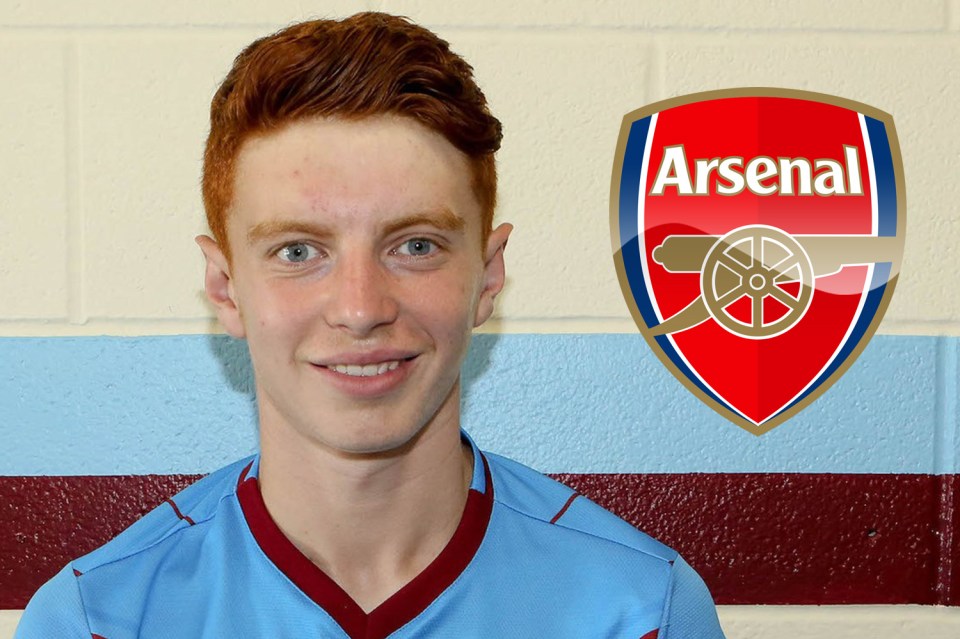  Arsenal are lining up a shock move for Scunthorpe youngster Joey Dawson
