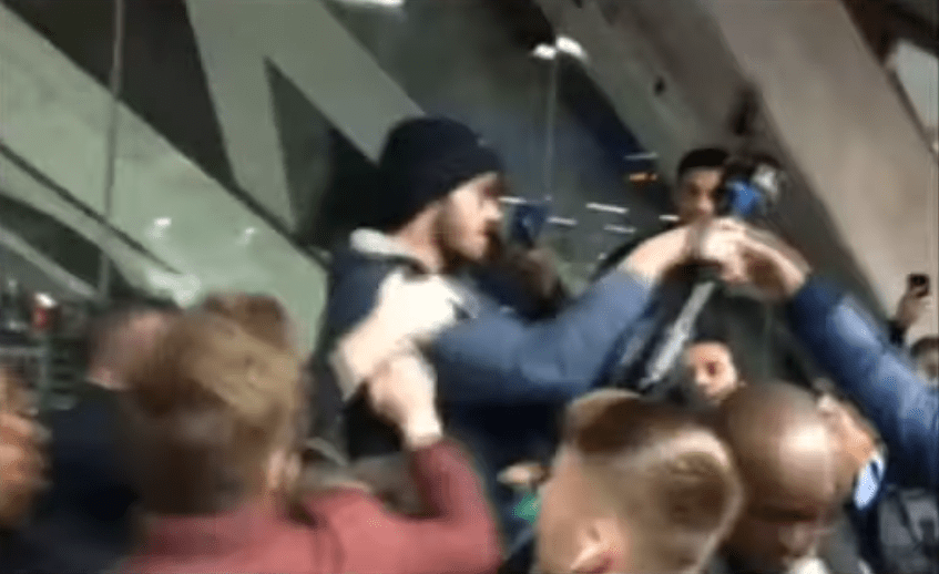  Cameraman Elliot Laughlin told how he was attacked by commuters