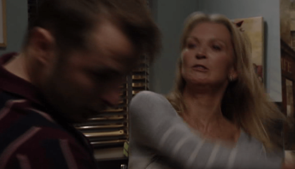  Cathy slapped Ben after he insulted her