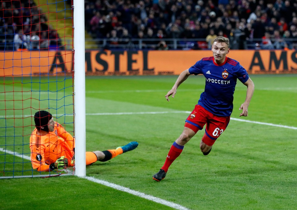  Fedor Chalov has scored 30 goals in 86 appearances for CSKA Moscow since joining in 2016
