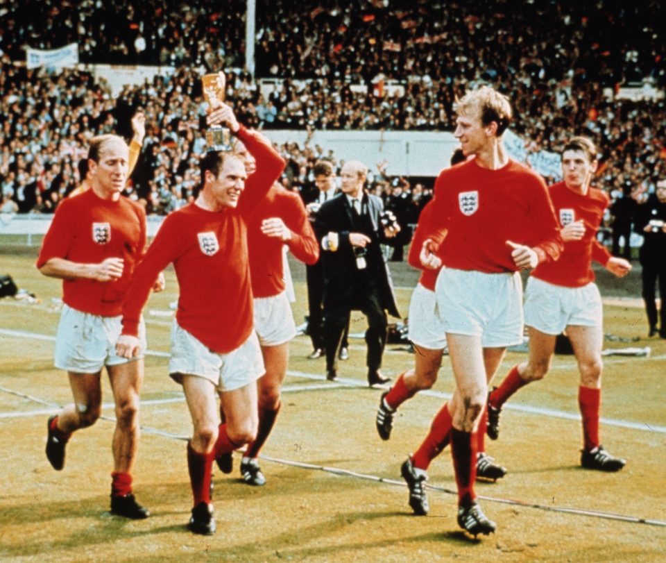 England only wore red that day because West Germany were the designated home team