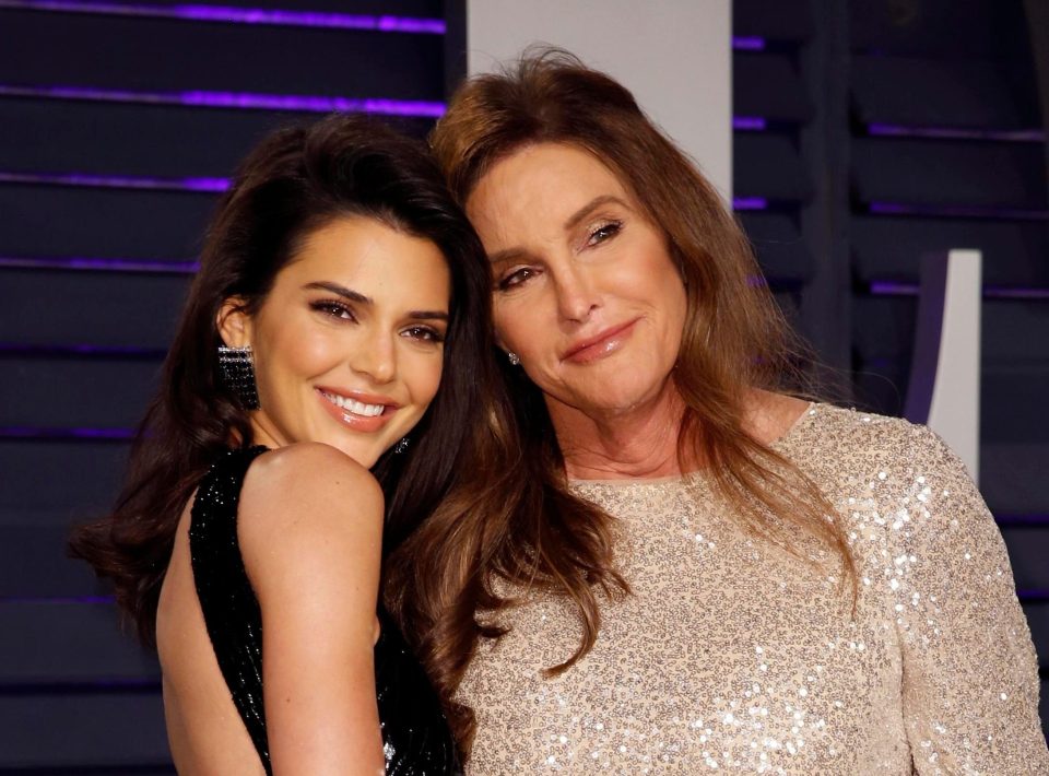 Caitlyn Jenner pictured with her daughter Kendall Jenner