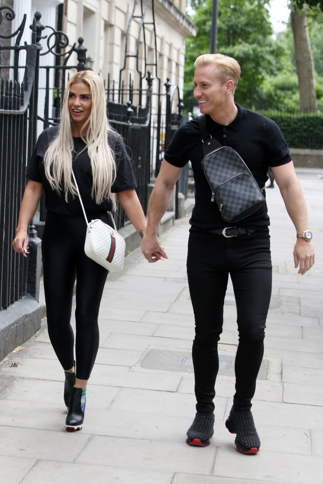  Katie Price with current boyfriend Kris Boyson