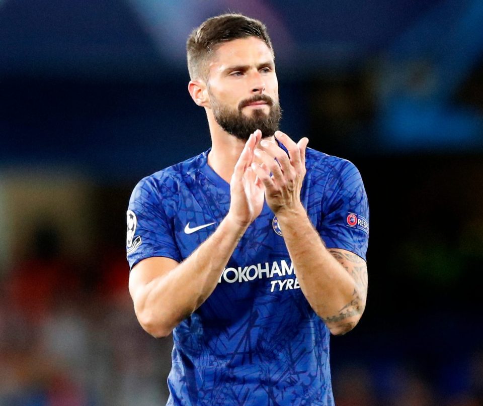  Inter Milan boss Antonio Conte is said to be pushing to sign Olivier Giroud from Chelsea