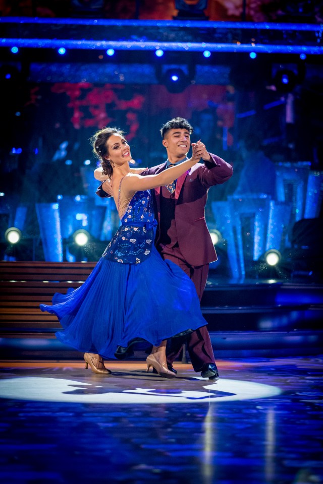  Karim and Amy competing on Strictly Come Dancing
