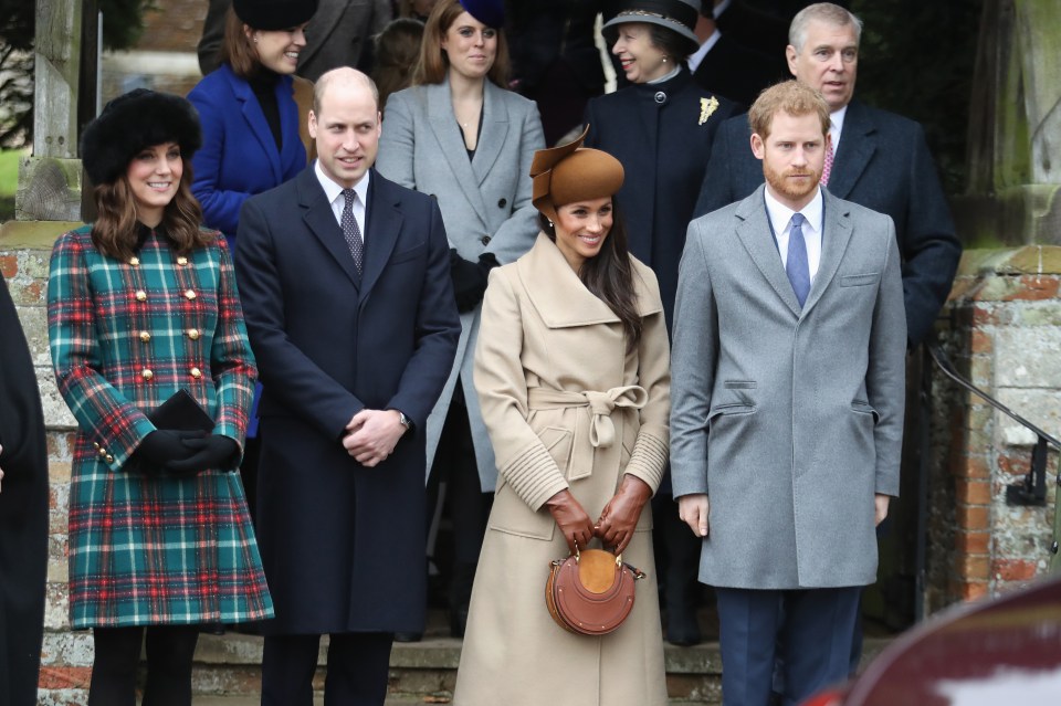  The family attend a church service at St Mary Magdalene