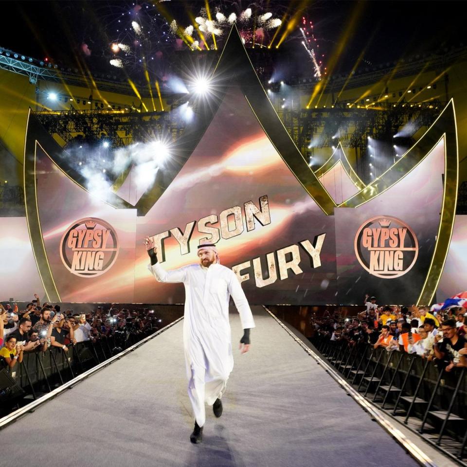  Tyson making his debut in his fight against Braun Strowman at WWE Crown Jewel