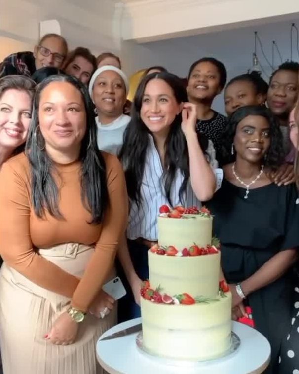  Meghan Markle attended the opening on the Luminary Bakery in Camden earlier this week