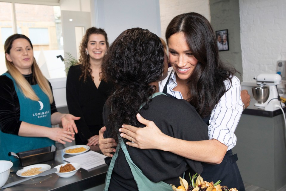  The Duchess praised the bakery for offering women a place to 'heal'