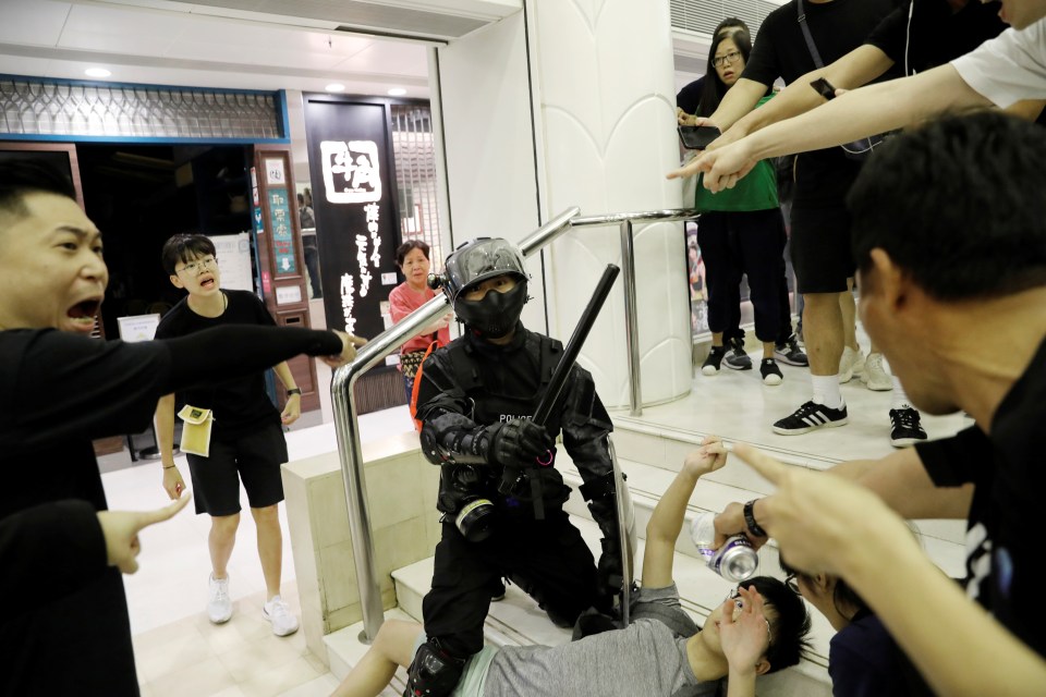  Police said they made a number of arrests