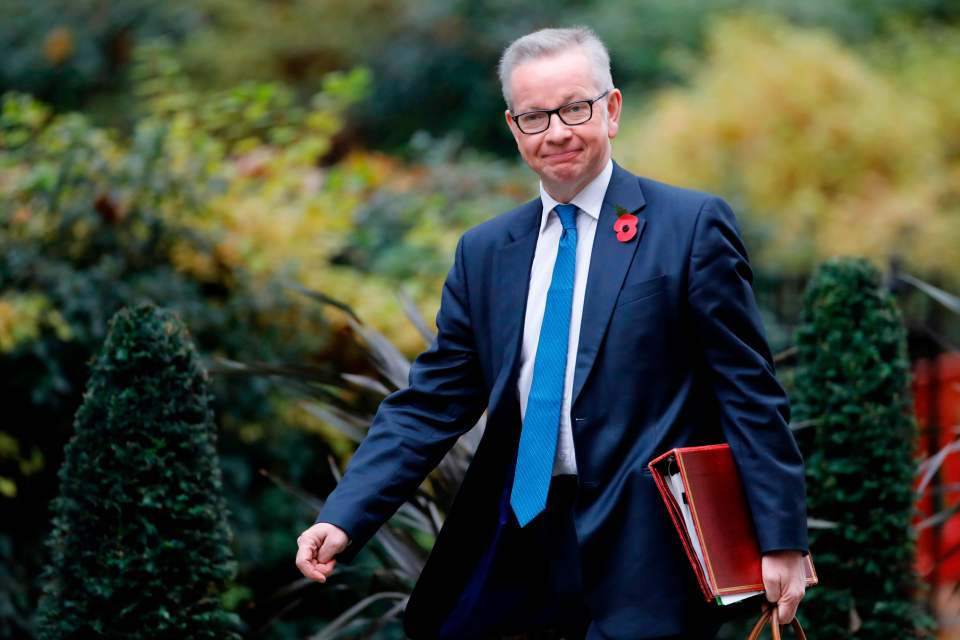  Gove lashed out at Labour today for putting Britain's security at risk with their immigration plans