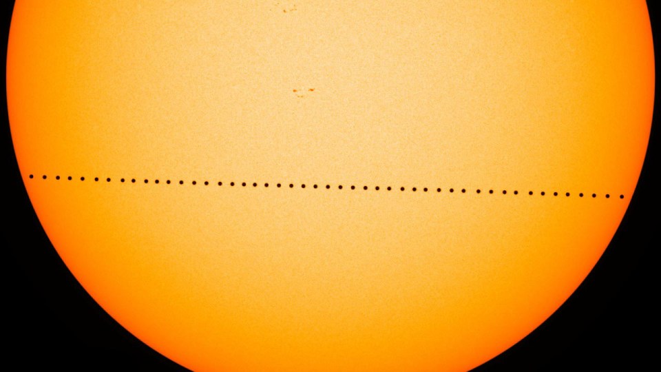  Mercury's transit should be visible for a few hours in the UK