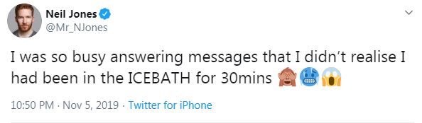  Neil revealed the painful measures he had taken