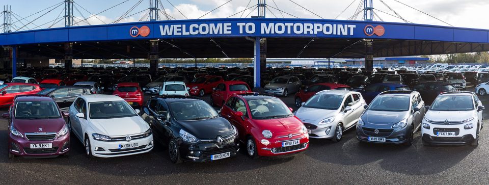 Car supermarkets such as Motorpoint buy their stock in bulk so they can sell to customers for much less