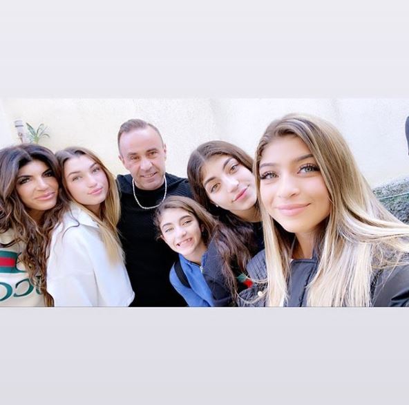  Teresa and the girls recently spent four days in Italy with Joe