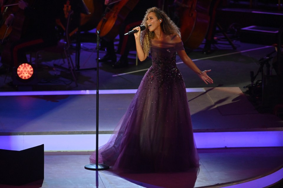  Leona Lewis performed in front of the Royal family at the Royal Albert Hall