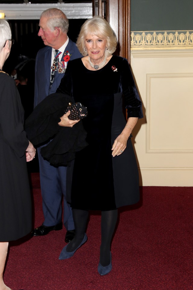  Prince Charles and Camilla were also seen arriving to the venue