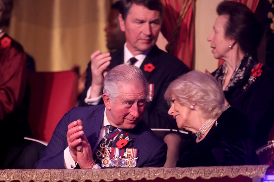  They exchanged a few words during the service