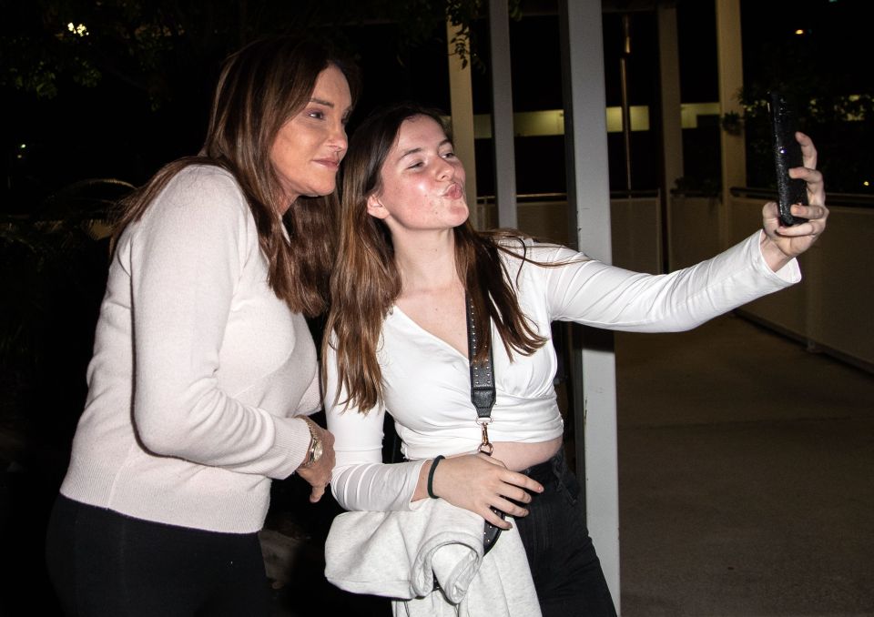  Caitlyn didn't mind the attention as she made her way through the airport