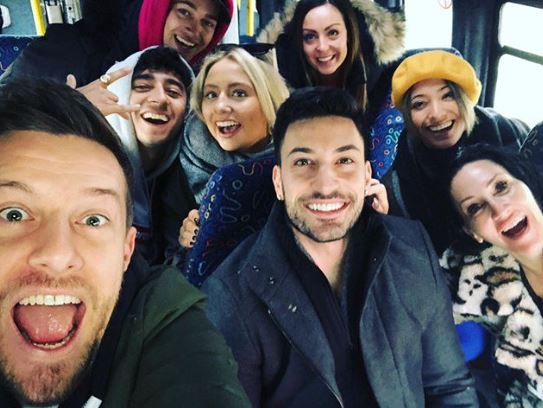  Michelle and the gang make their way to the tower on the bus