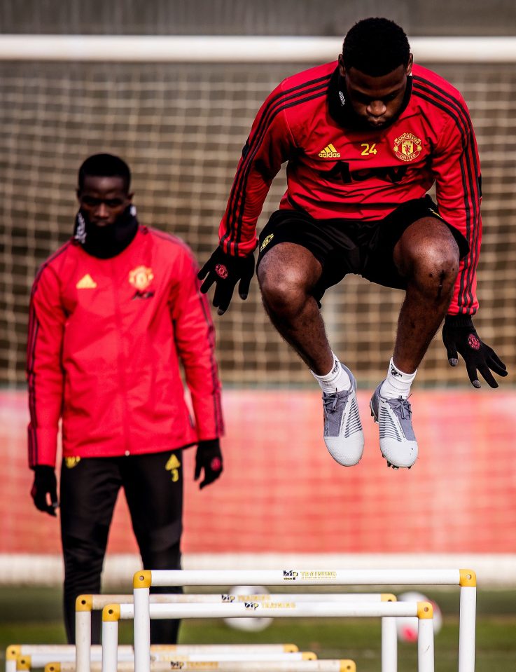  Fosu-Mensah had no inhibitions about jumping around in training after recovering from surgery