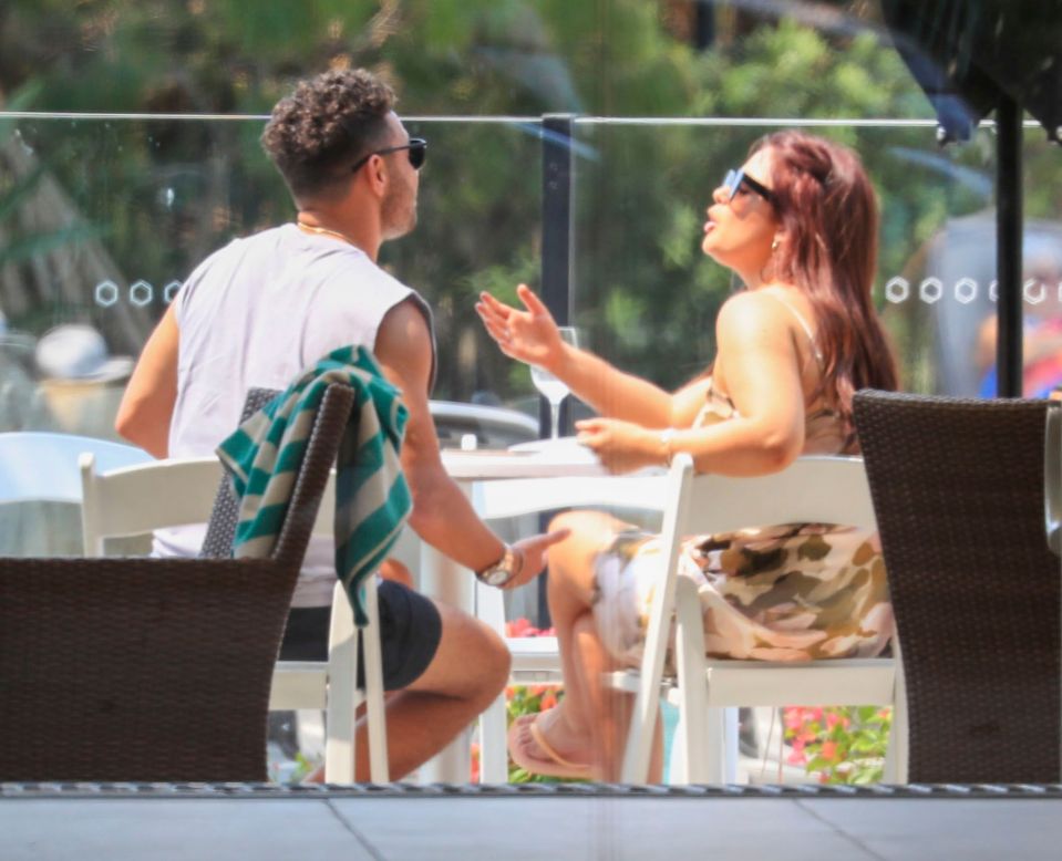  The co-hosts chewed the fat as they sat in the sunshine in Brisbane, Australia