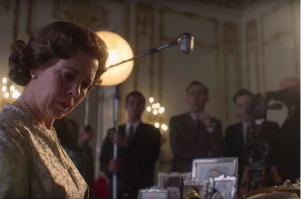 The subject of the controversial 110-minute film has been raised in season three of The Crown starring Olivia Colman
