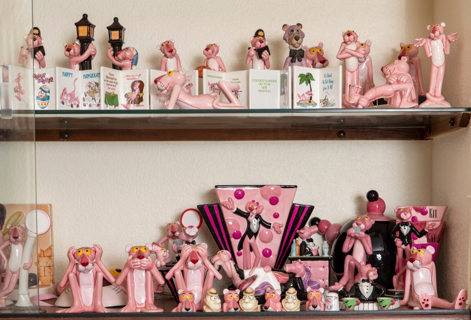 June likes the Pink Panther because he's a bit crafty and mischievous