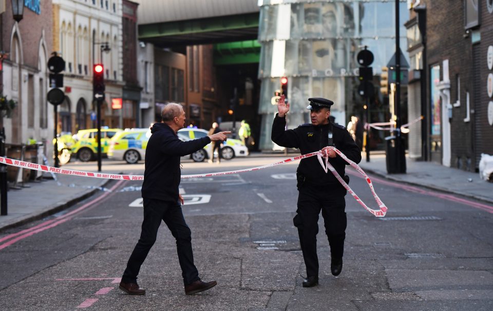 Police have cordoned off the area