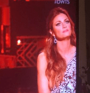 Host Erin Andrews kept a poker face when the winner was announced