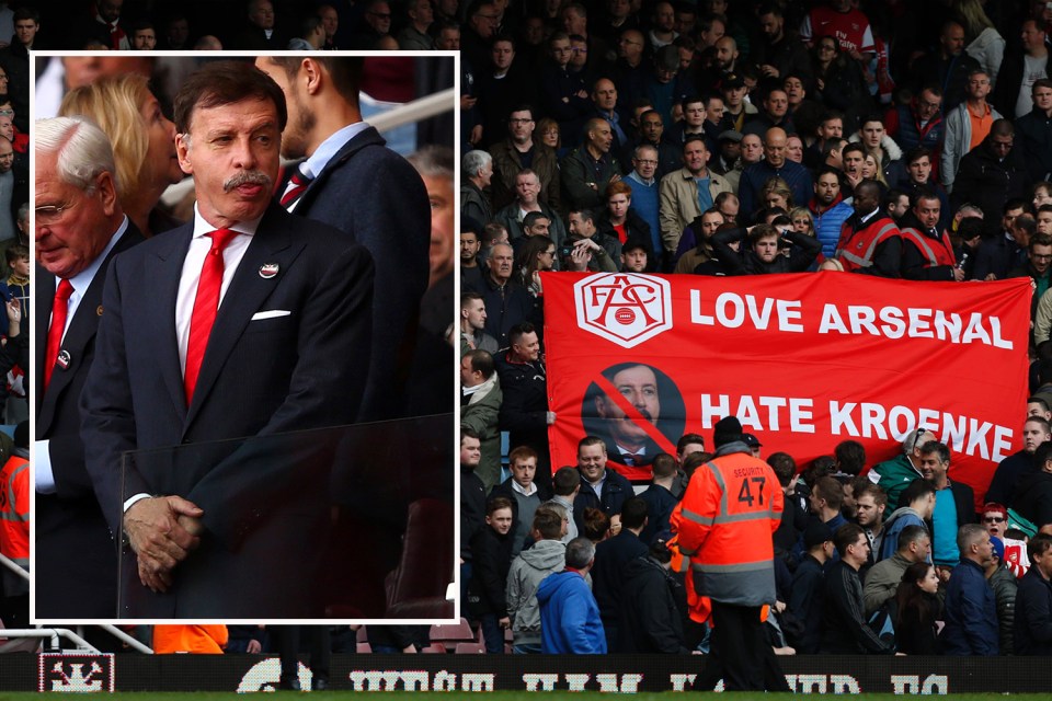  Gunners fans are sick of the Stan Kroenke regime