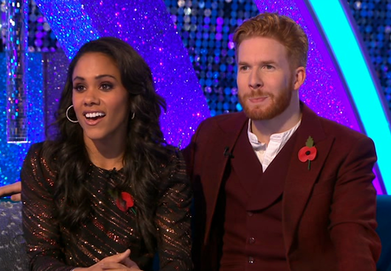  Alex's partner Neil has been forced to take time off after suffering an injury