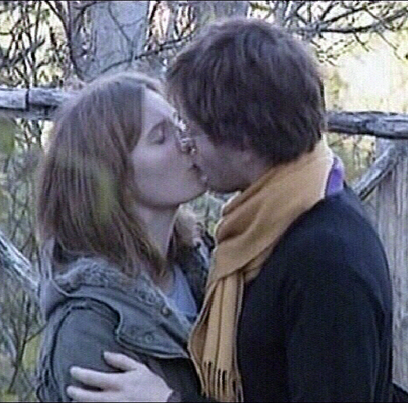  Amanda Knox with Rafaelle Sollecito - the photo of them kissing at the murder scene in the days following the death of Meredith in November 2007