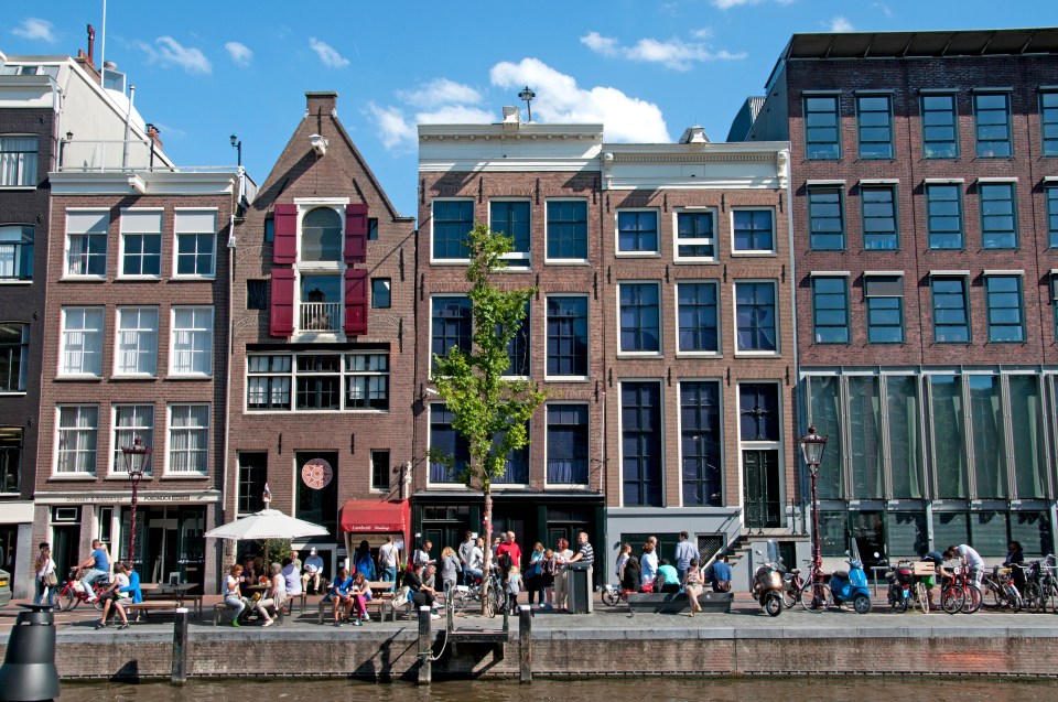 The Anne Frank museum made the top ten for popularity
