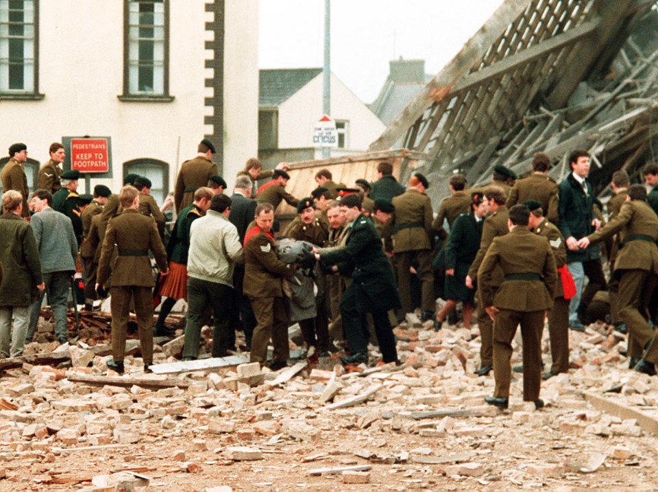  The IRA blew up building at Remembrance Day service which killed 11 people in Enniskillen