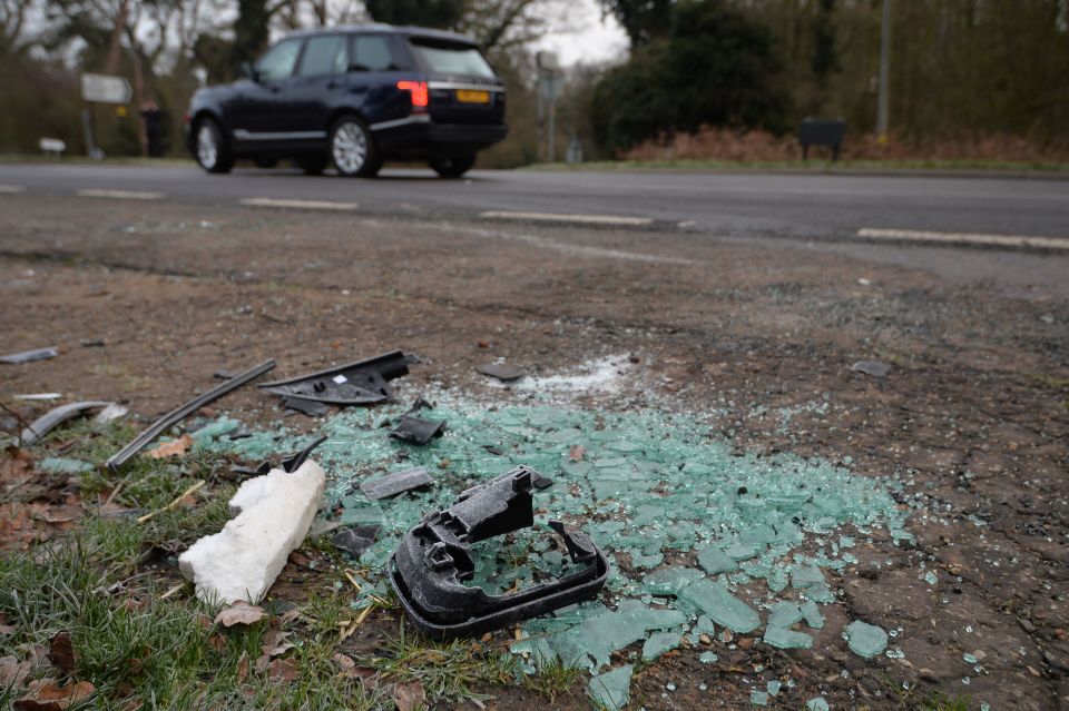  Husband Prince Philip, who was admitted to hospital last week after the speech was recorded, was involved in a car accident at the start of the year
