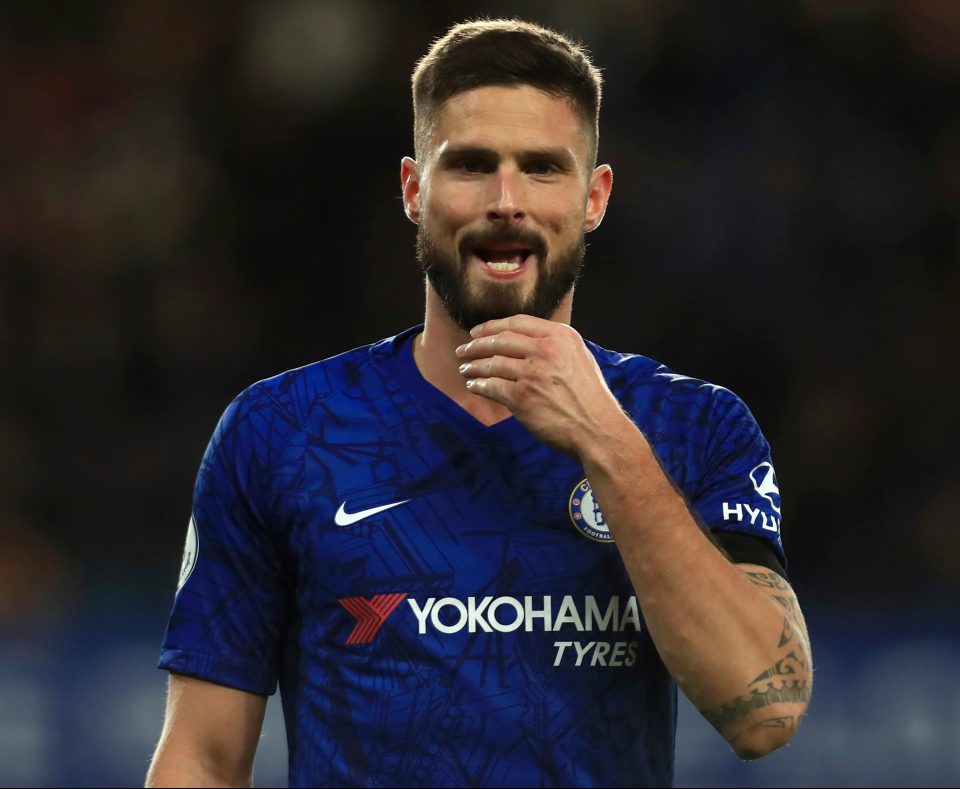  Olivier Giroud could join Inter Milan from Chelsea in January