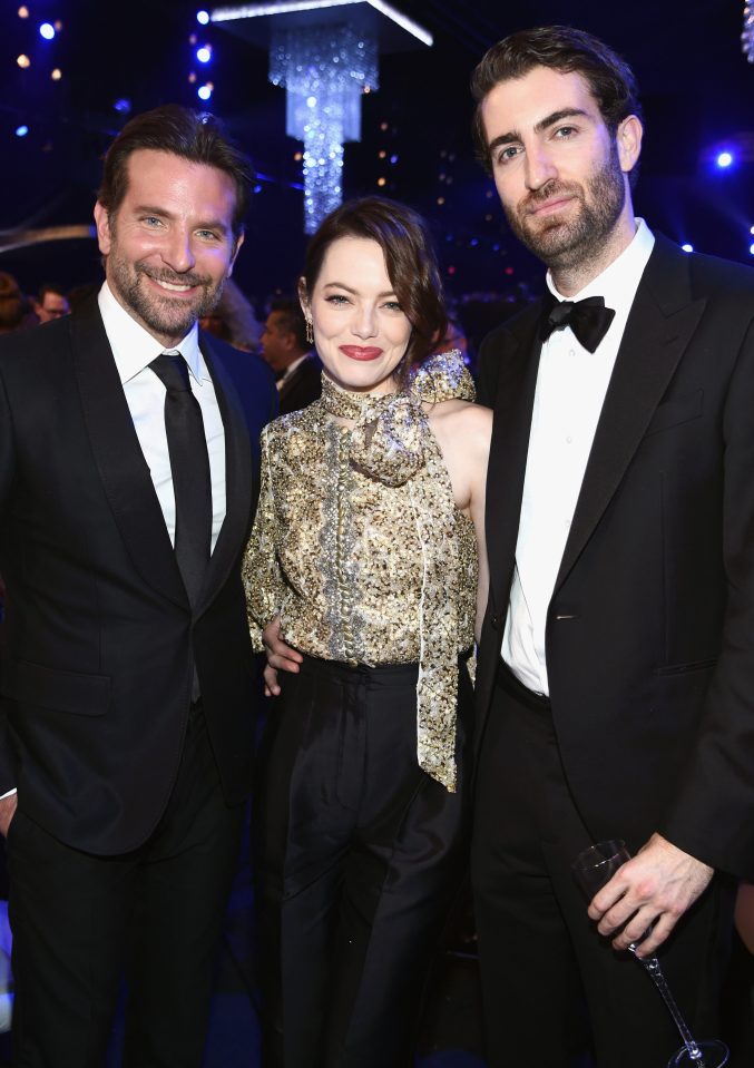  Emma and Dave with Bradley Cooper