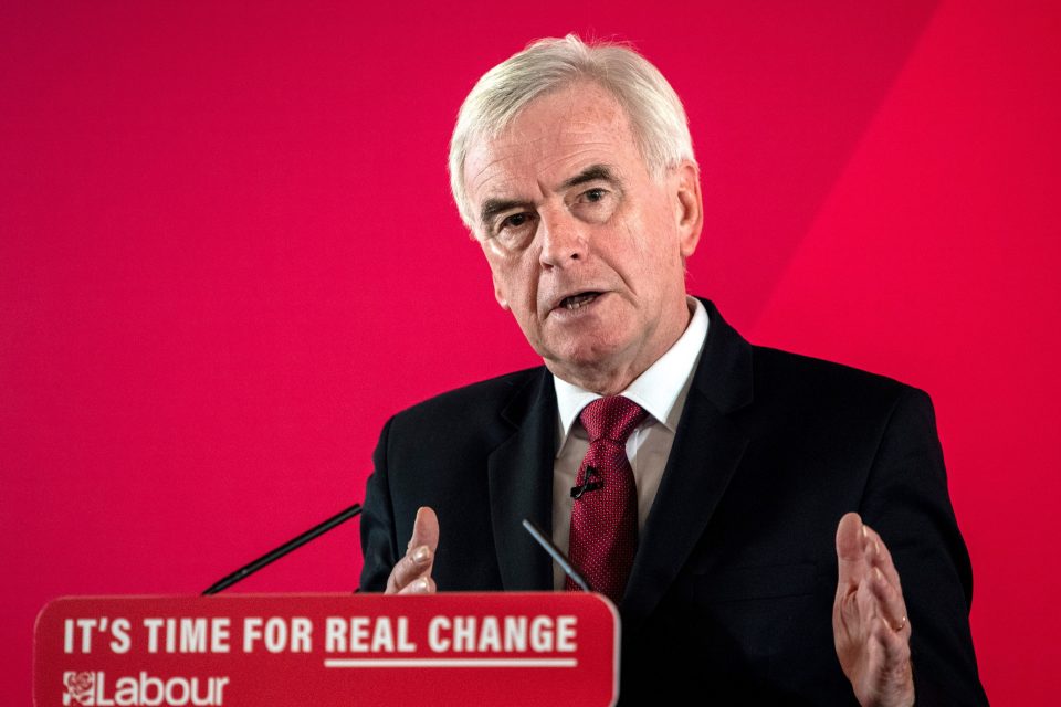  John McDonnell previously said the four day week WOULD apply to the NHS