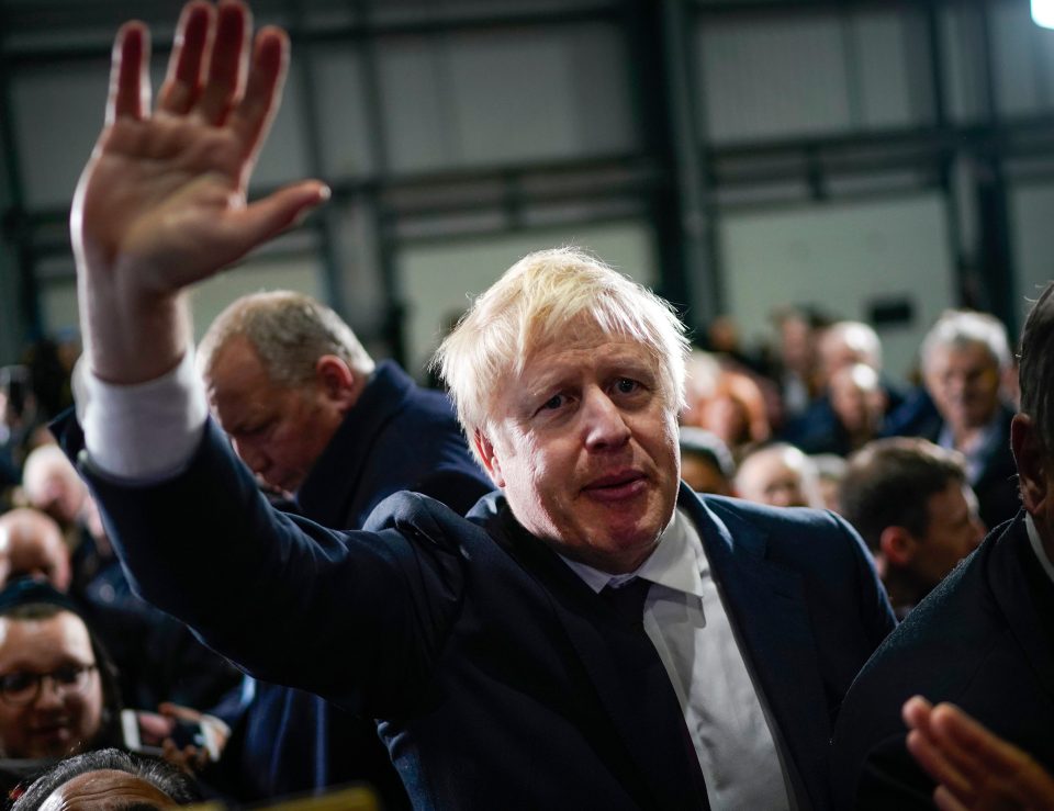  Boris will not raise income tax, National Insurance or VAT for five years