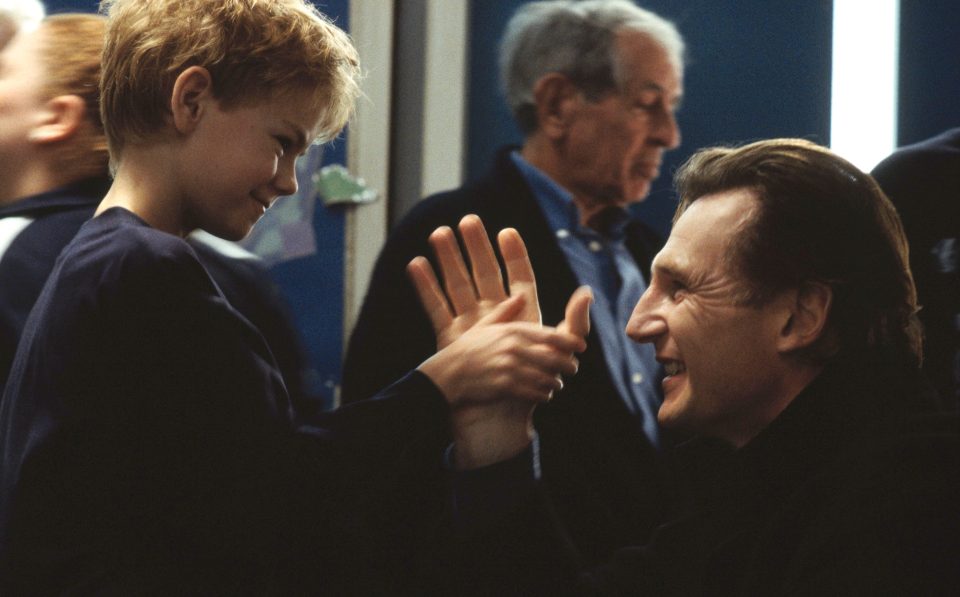  Thomas stole hearts as the adorable step-son of Liam