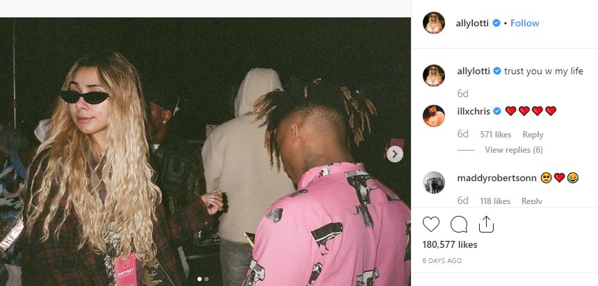 She said she trusted Juice with her life in another post six days ago