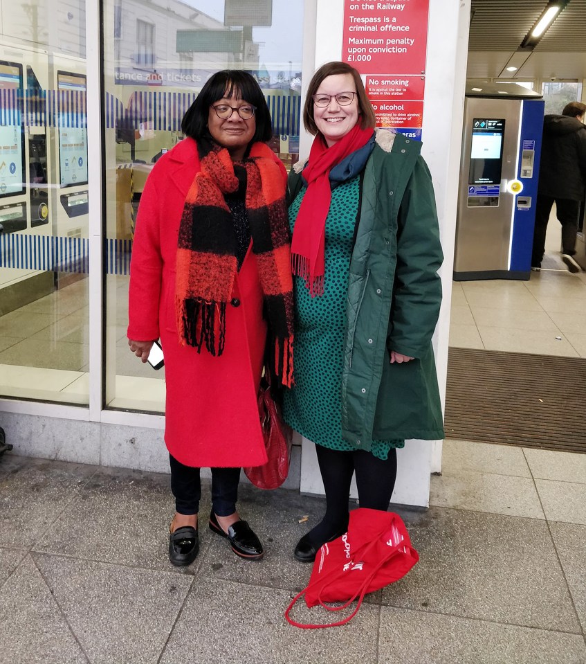  Diane Abbott found a new way to look silly on polling day