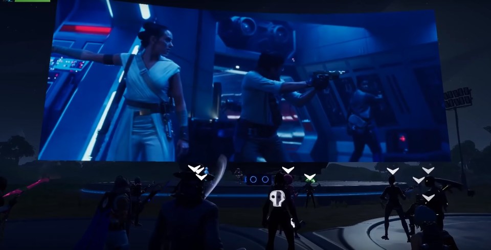  The footage is an unseen clip from Star Wars: The Rise of Skywalker
