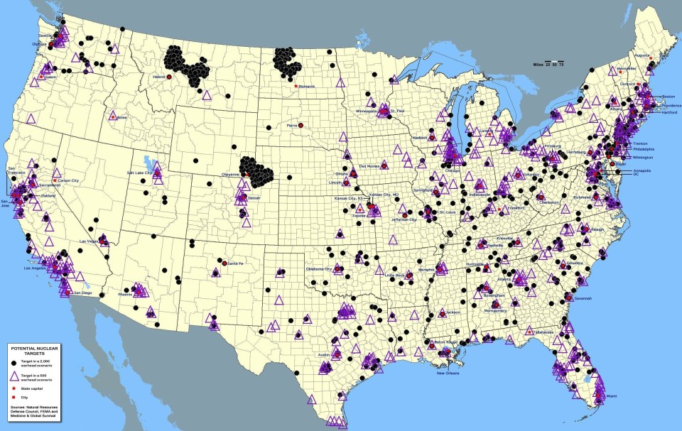 This FEMA map shows the cities most at risk