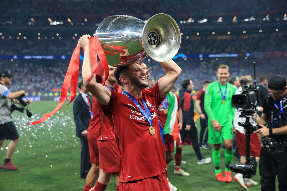  Adam Lallana claims Liverpool are addicted to winning trophies