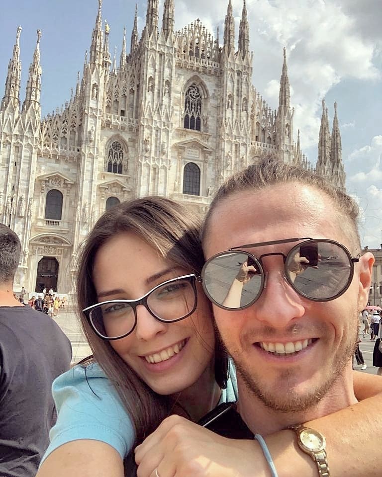  The former murder suspect is engaged to his partner named Andreea Mihaela Burtea by Italian media