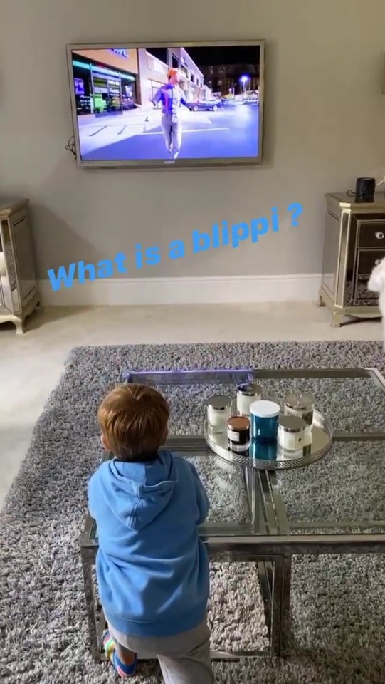  Youngest Theo enjoying some TV time