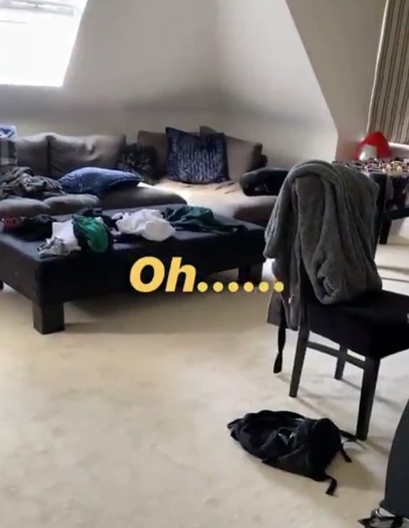  Junior's huge - and messy - bedroom