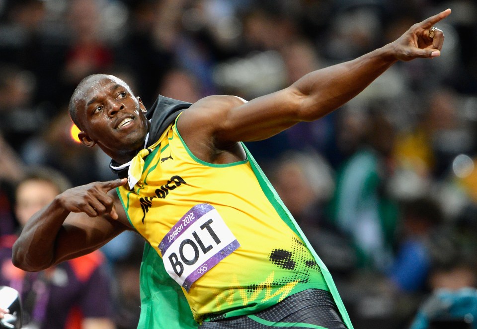  Bolt regularly pulled out his trademark celebration after winning races